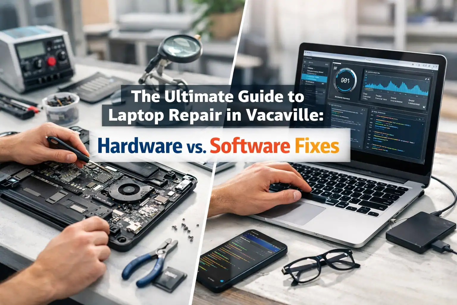 The Ultimate Guide to Laptop Repair in Vacaville: Hardware vs. Software Fixes