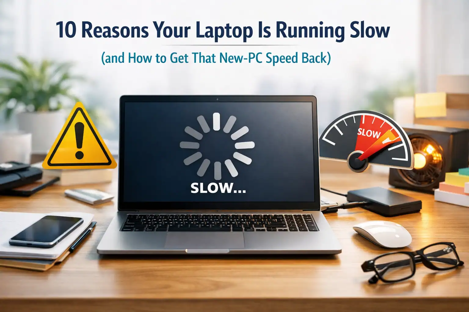 10 Reasons Your Laptop Is Running Slow (and How to Get That New-PC Speed Back)