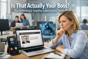Is That Actually Your Boss? How AI Phishing is Targeting Solano County Teams
