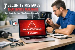 7 Security Mistakes That Invite Malware (And How to Get Expert Virus Removal in Vacaville)